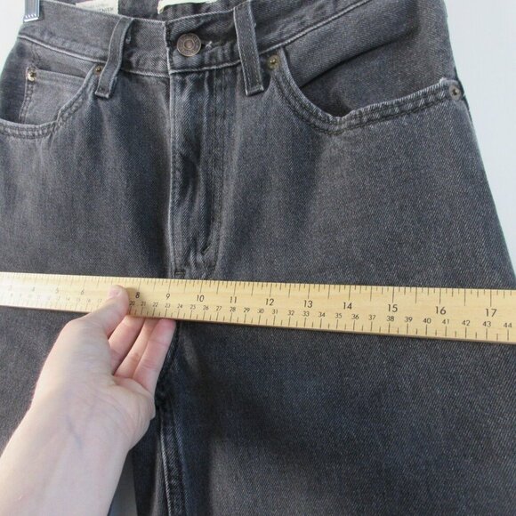 Levi's Premium Dad Jean 24 Black 100% Cotton Denim Baggy Streetwear Vintage 538 - Picture 12 of 15